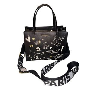 New w Tags Karl Lagerfeld Graphic Maybell Purse
